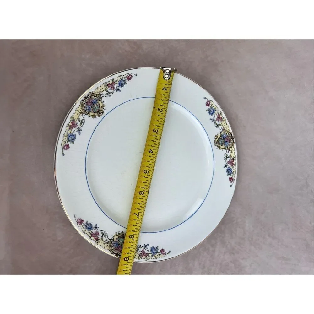 Vintage Canonsburg Fine China Floral Plate